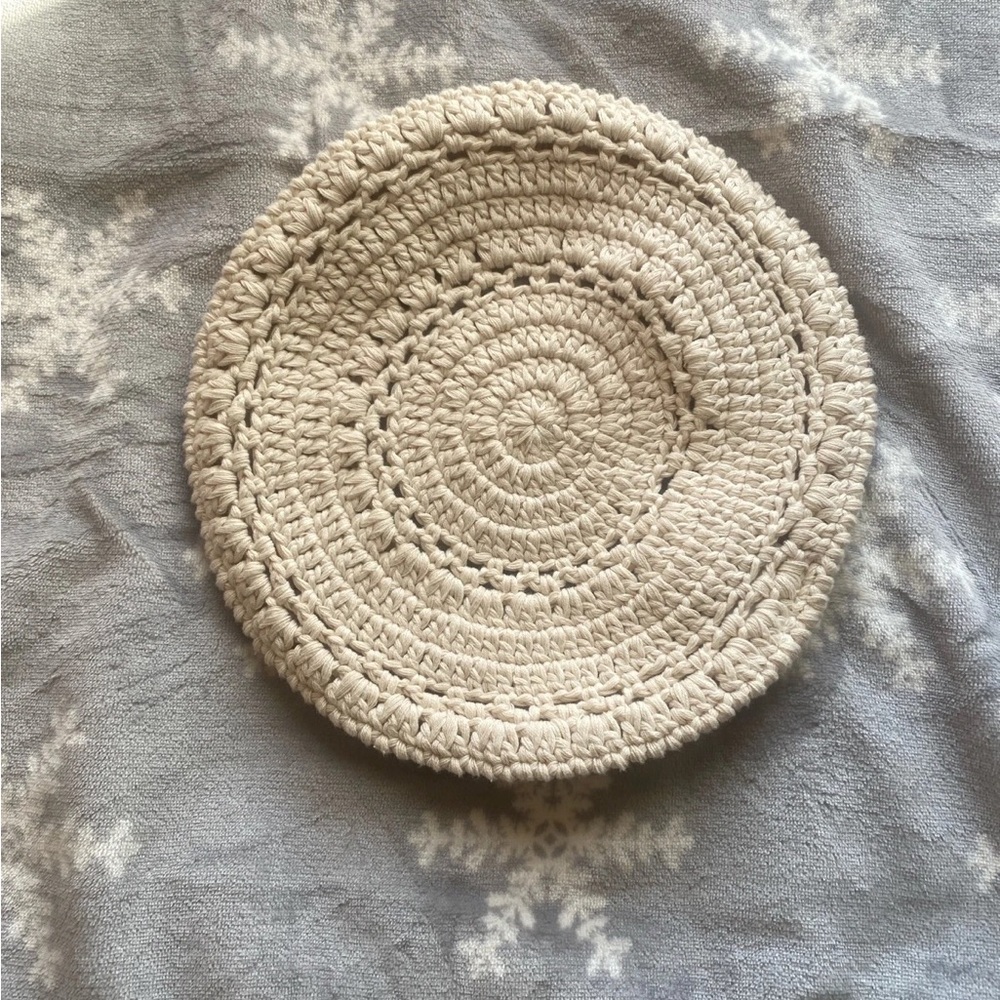 Handmade Crochet Round Placemat